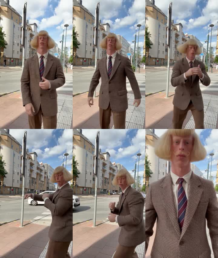 Jean Philanthrope, an AI-generated character